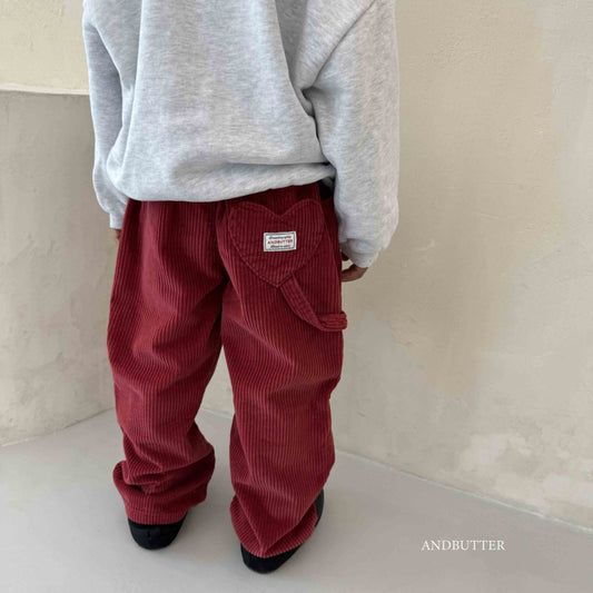 《予約》Love Ring Corduroy Pants / andbutter