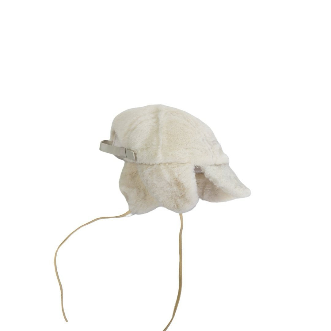 《white Last 1点》Fluffy Flight Cap