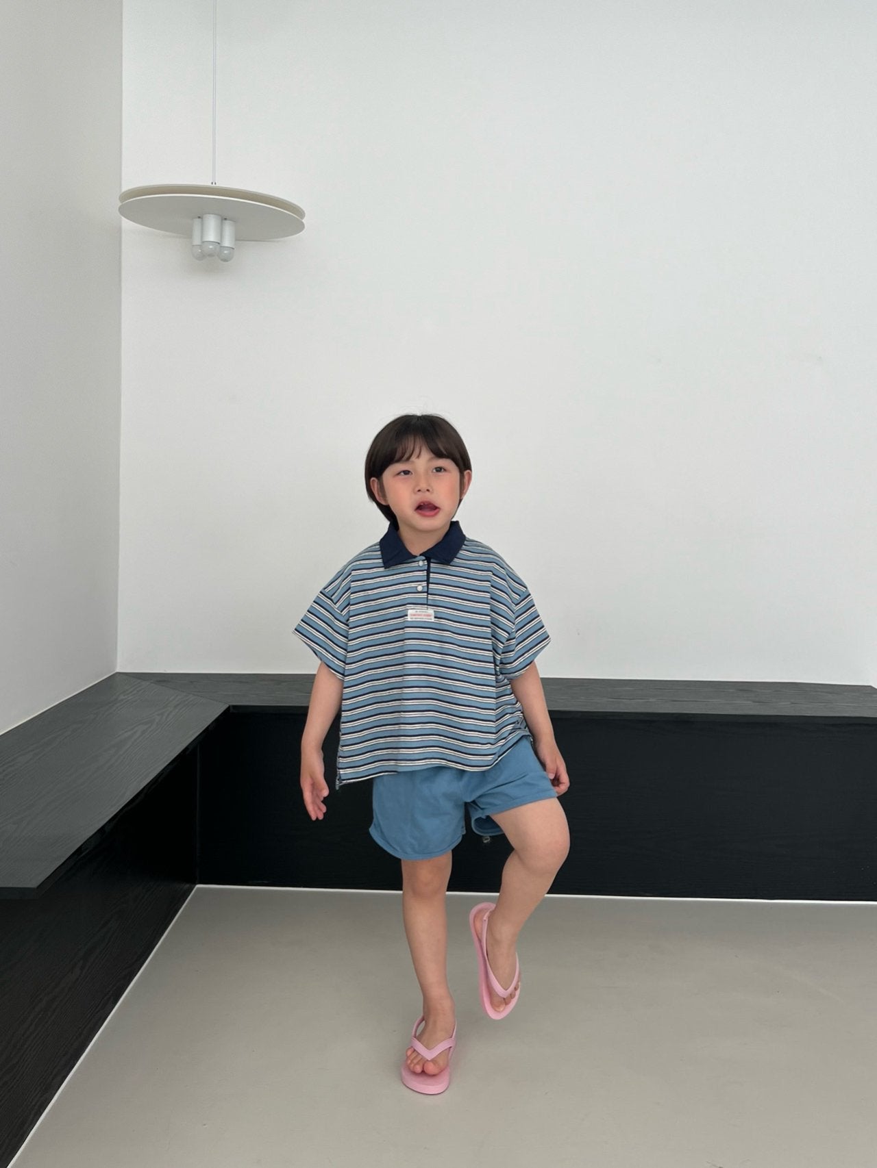 《 L size Last 1点》Bolt Collar Tee