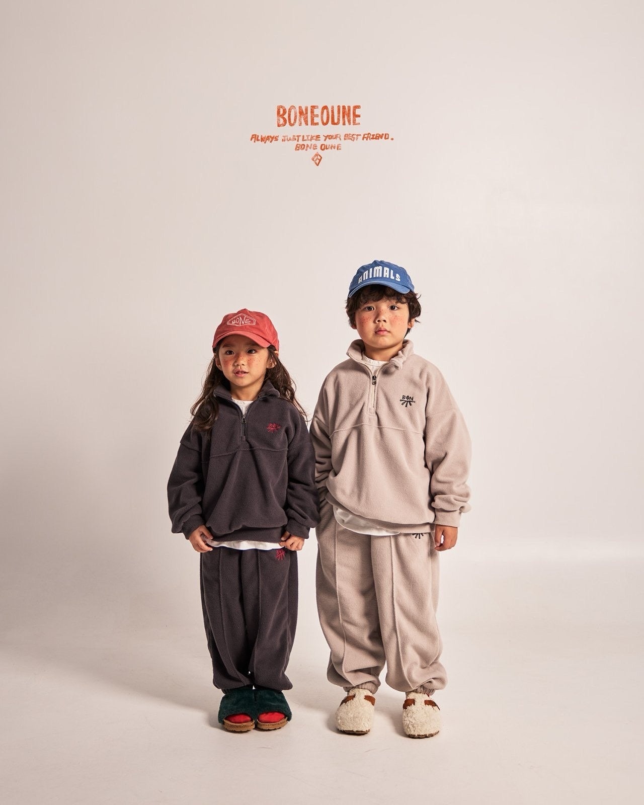 《JM size Last 1点》Melting Fleece half Zip-up
