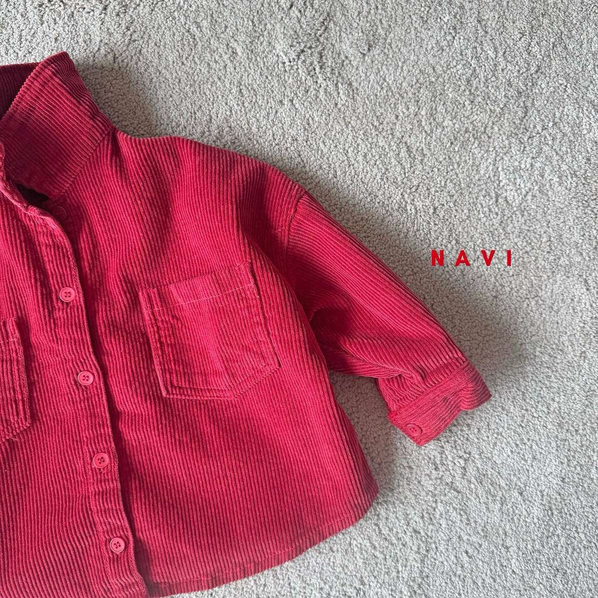 《予約》Roy Corduroy Shirt / NAVI