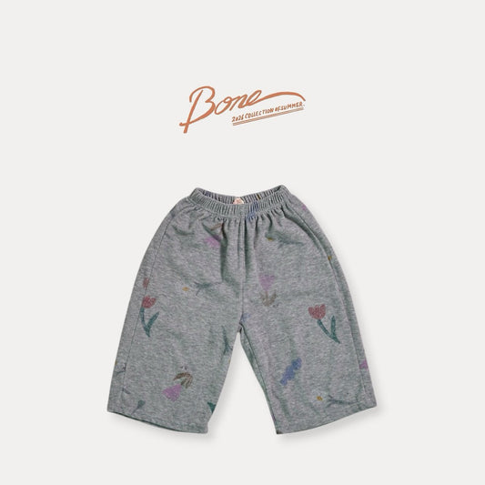 《予約》Flower Terry Pants / Boneoune