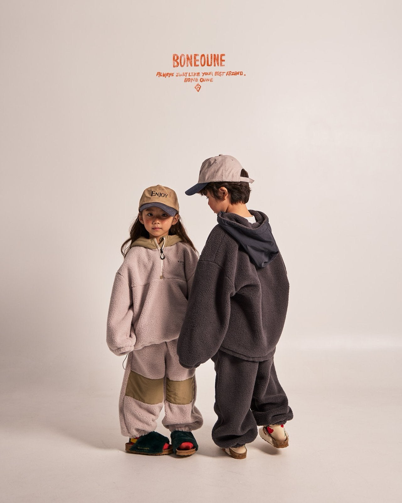 《JM size Last 1点》Melting Fleece half Zip-up