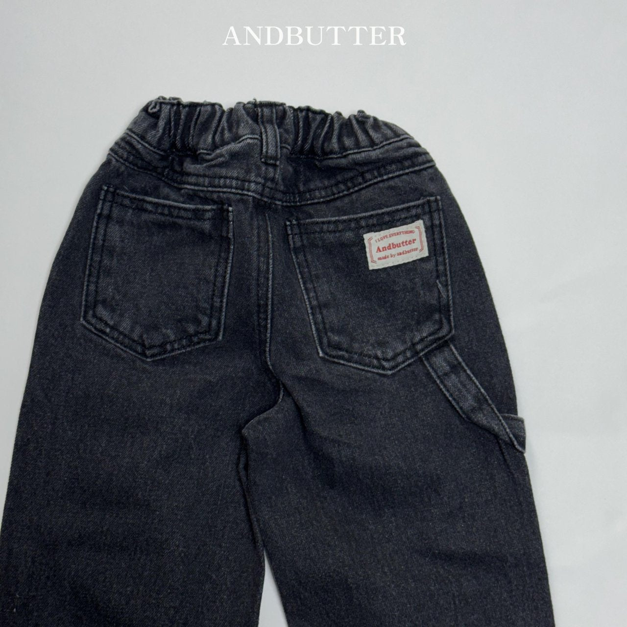 《S size last 1点》Stone black Denim Pants