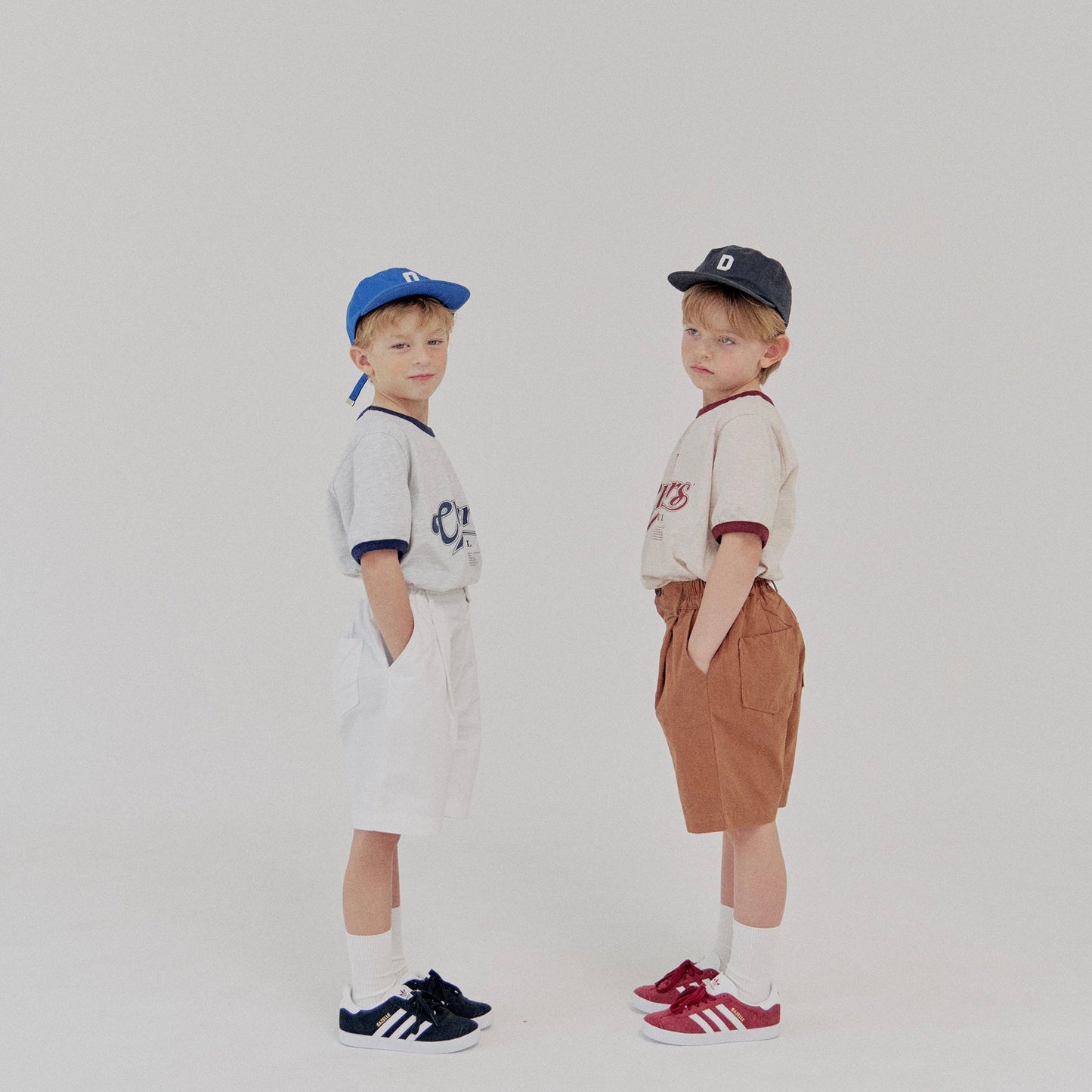 《blue last 1点》D Logo Vintage Cap
