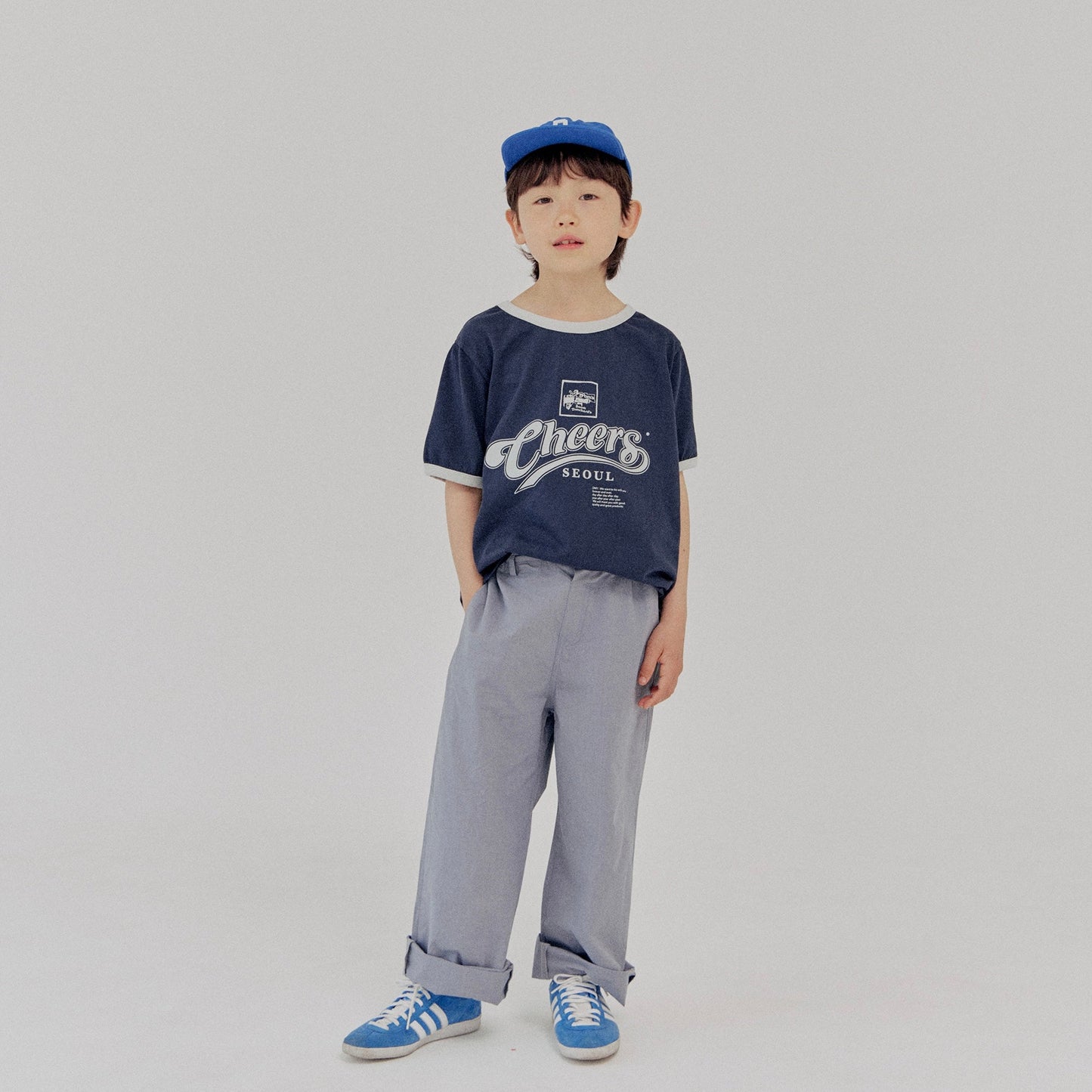 《blue last 1点》D Logo Vintage Cap