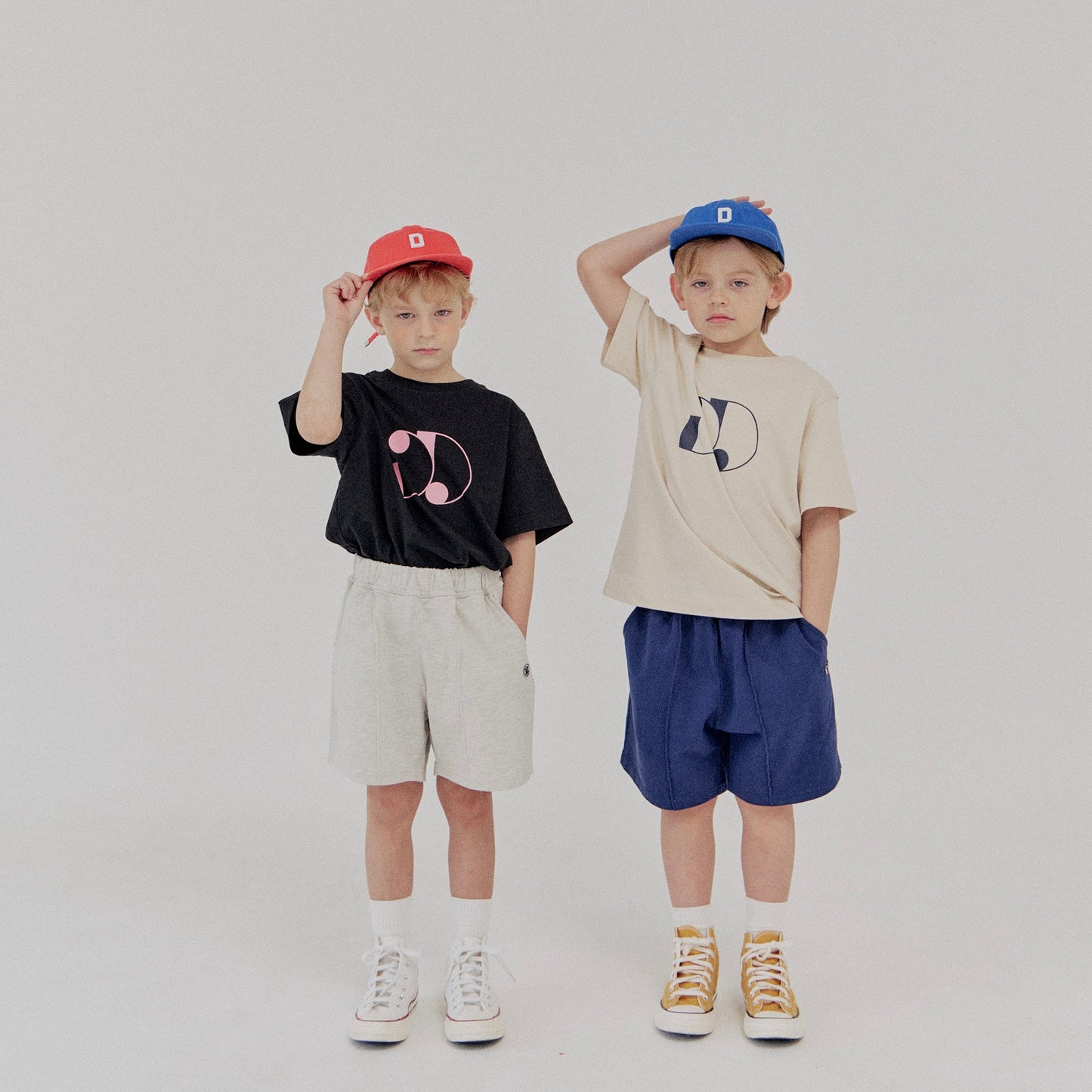 《blue last 1点》D Logo Vintage Cap