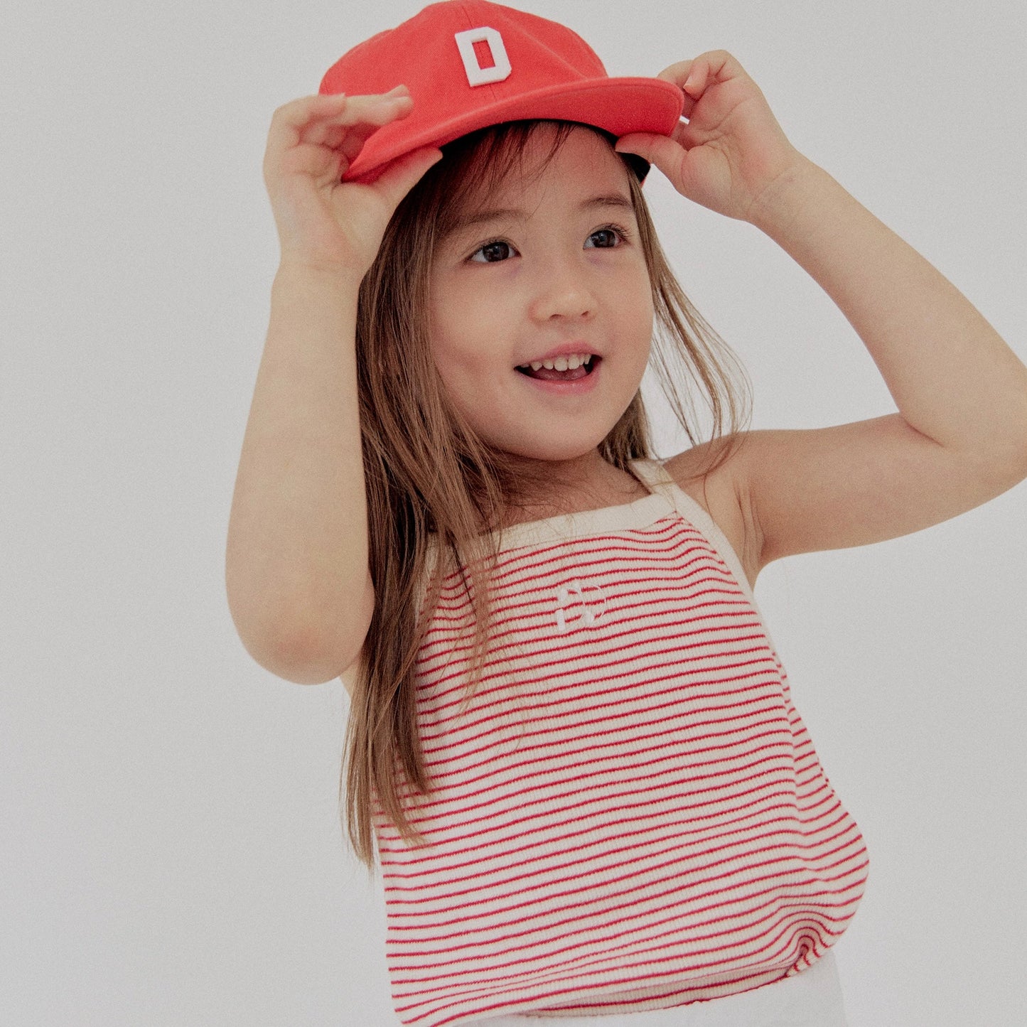 《blue last 1点》D Logo Vintage Cap