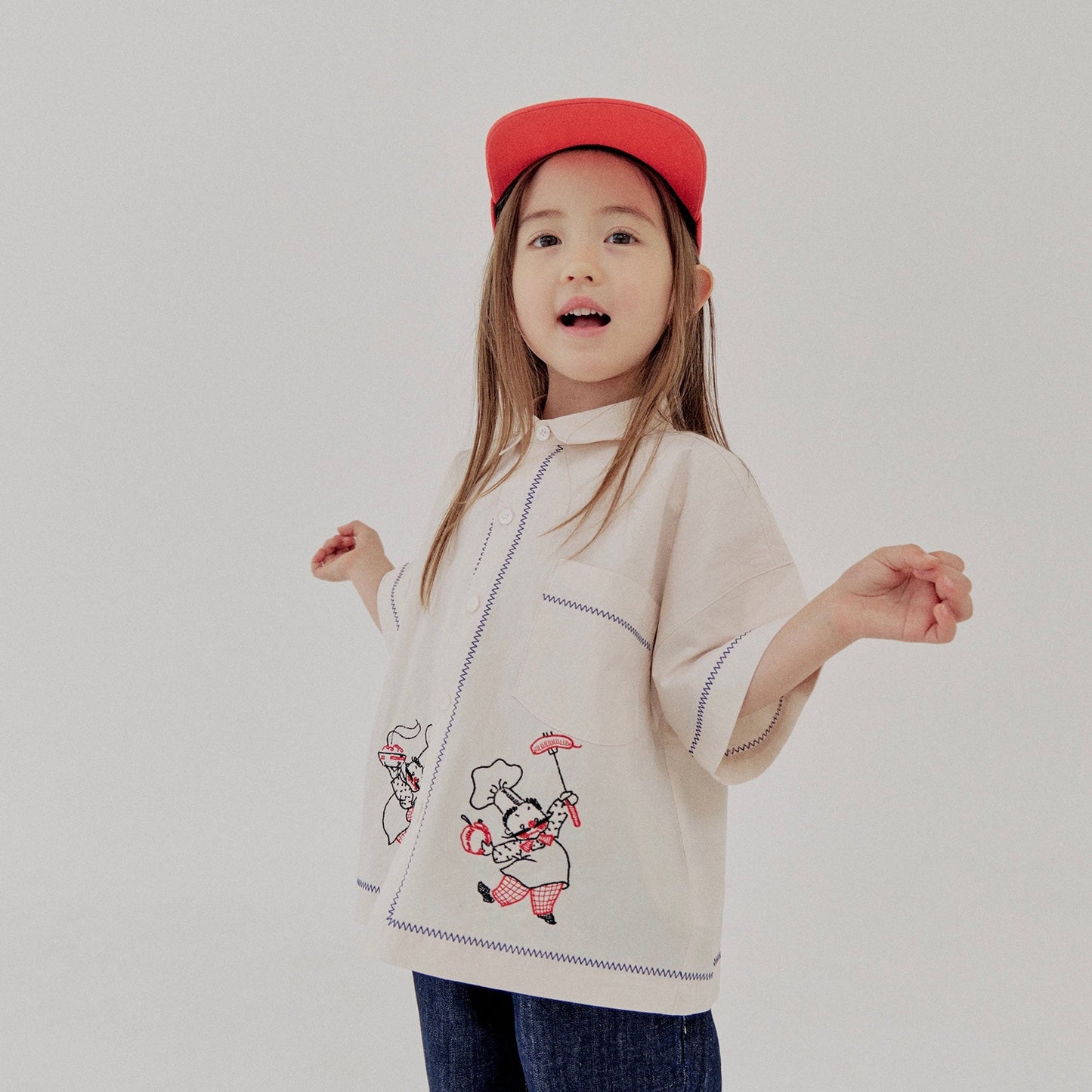 《blue last 1点》D Logo Vintage Cap