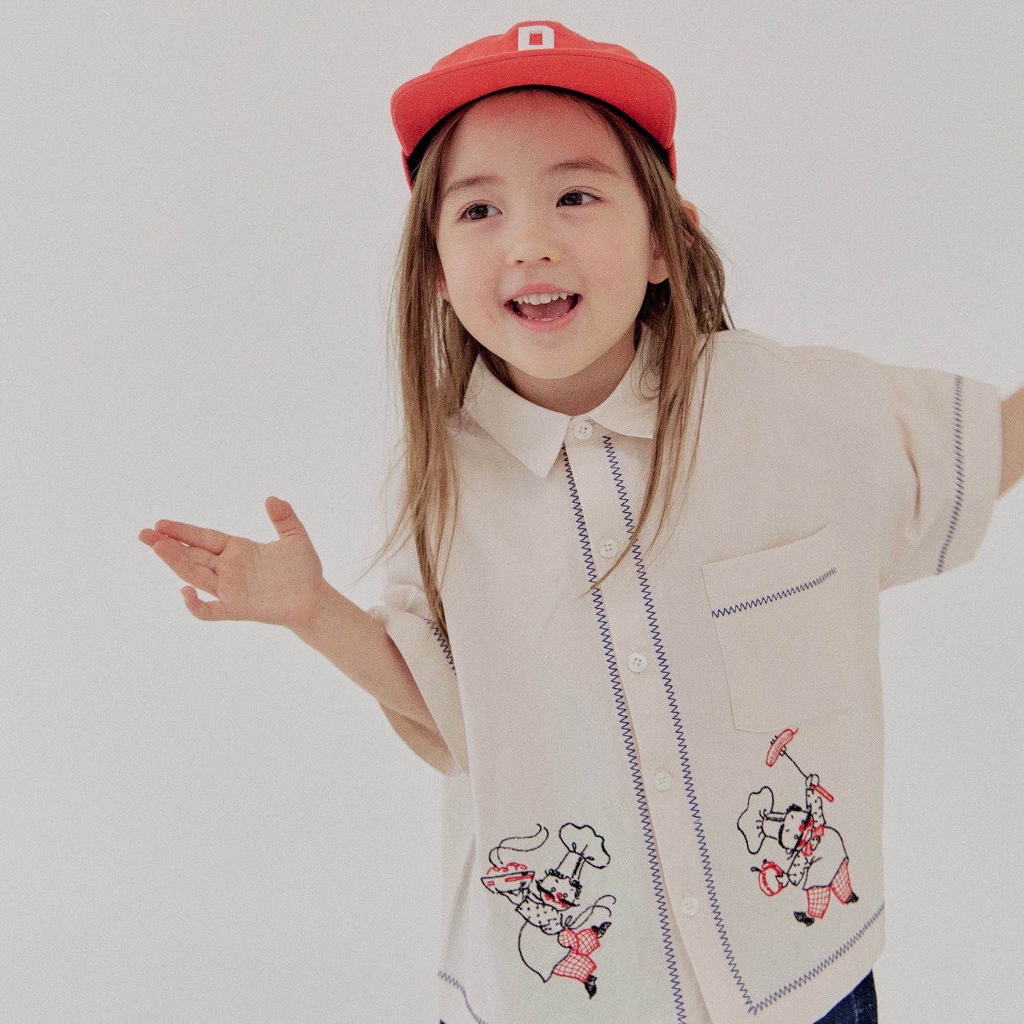 《blue last 1点》D Logo Vintage Cap
