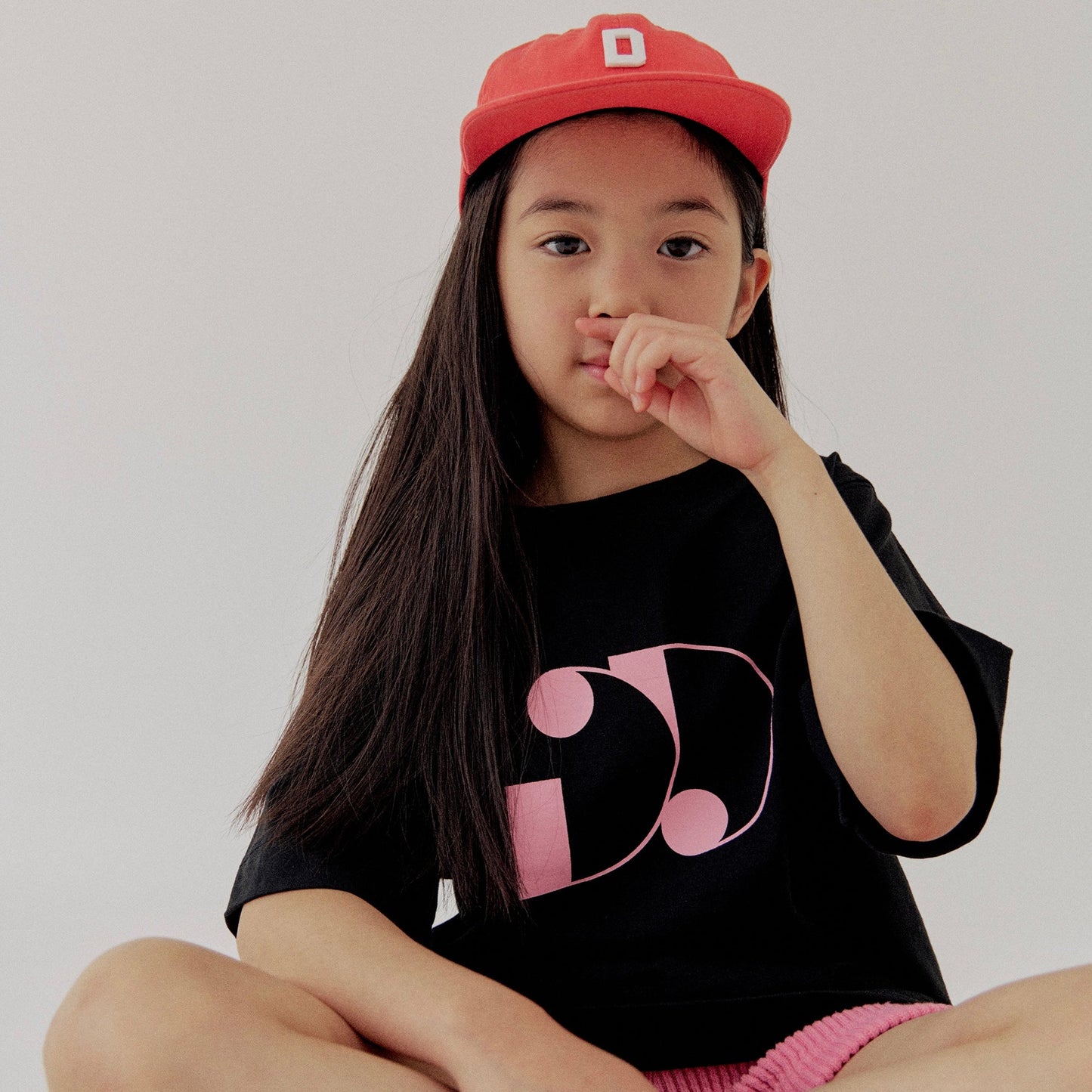 《blue last 1点》D Logo Vintage Cap