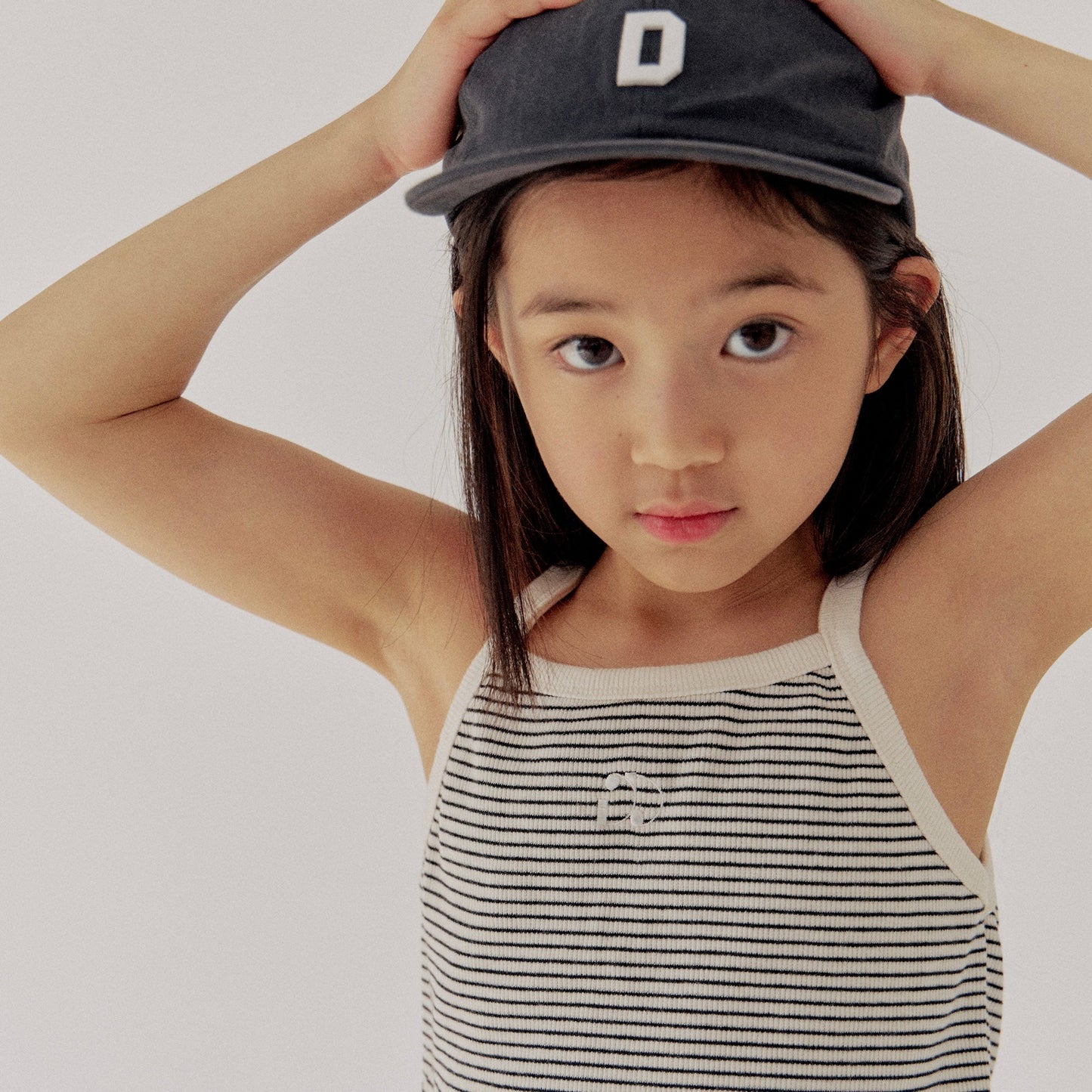 《blue last 1点》D Logo Vintage Cap