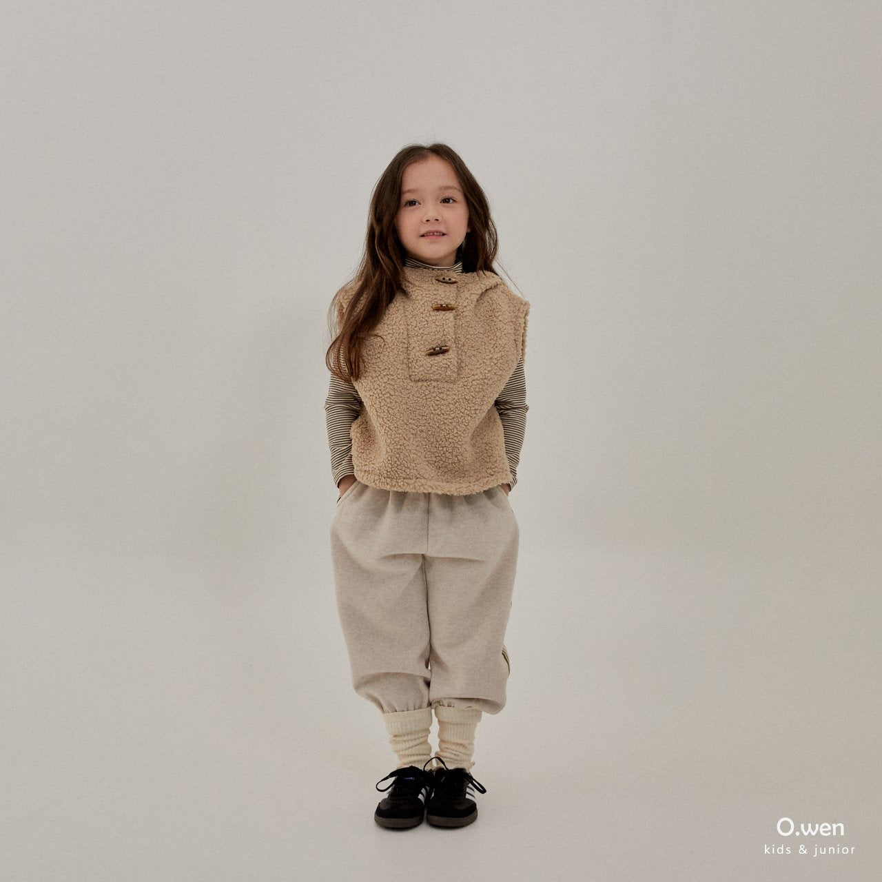 《brown M size》Brushed Spandex Half Polar