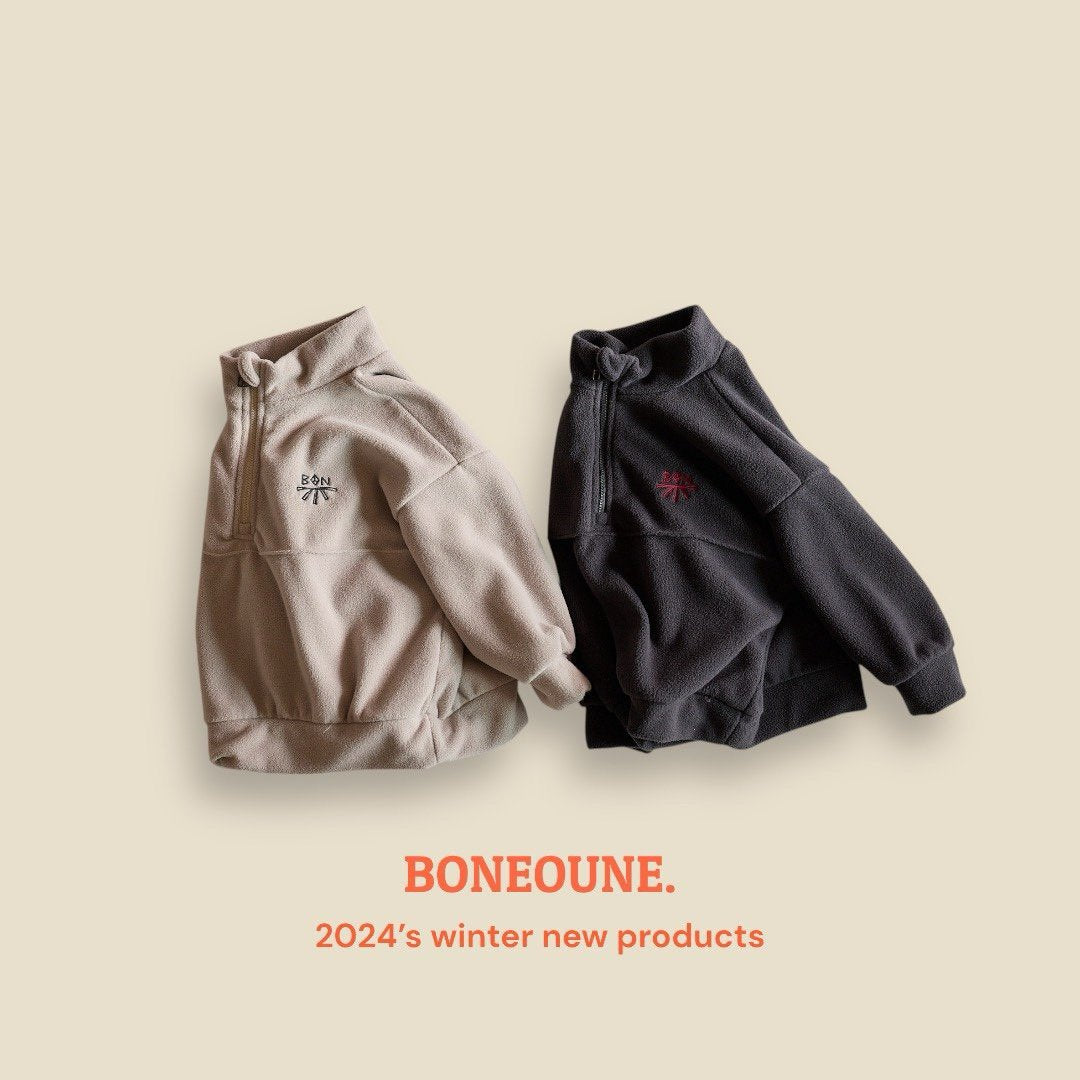 《JM size Last 1点》Melting Fleece half Zip-up