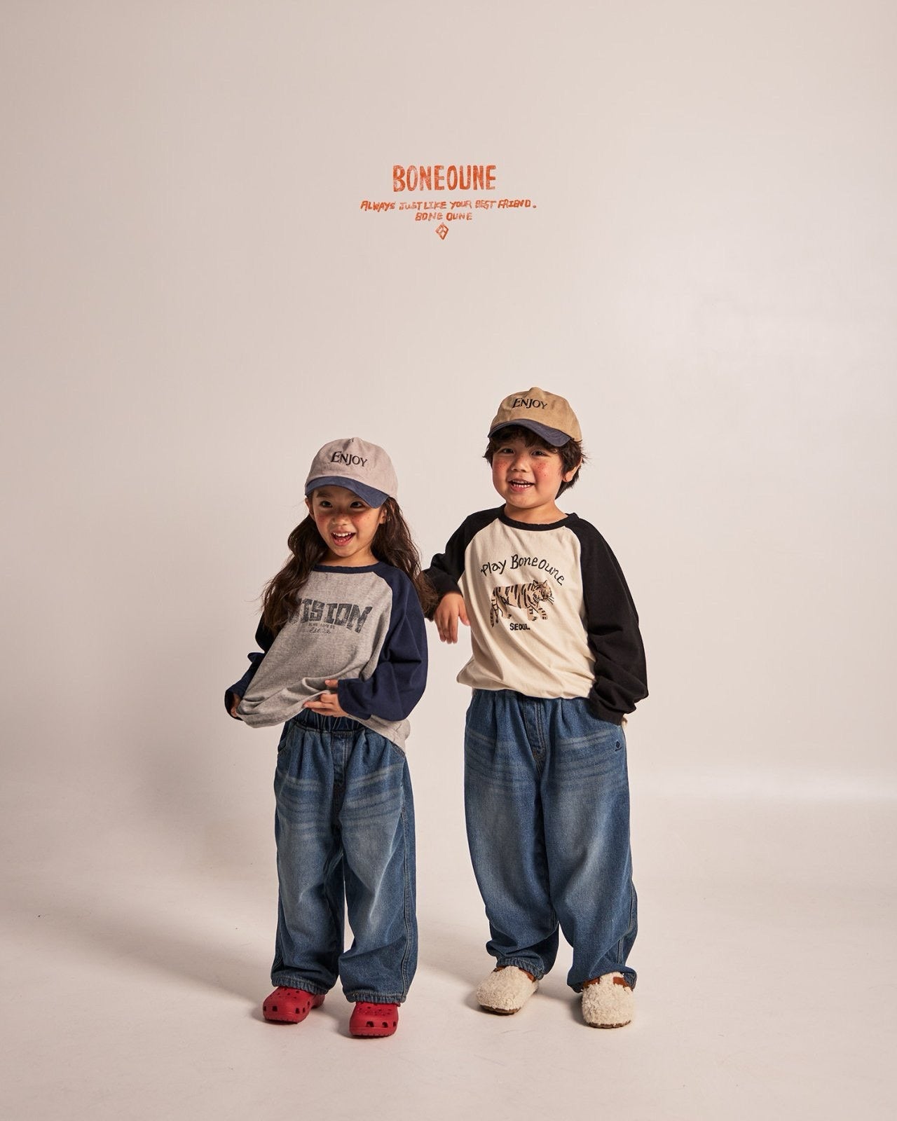 《JS size last 1点》Tiger Raglan Tee