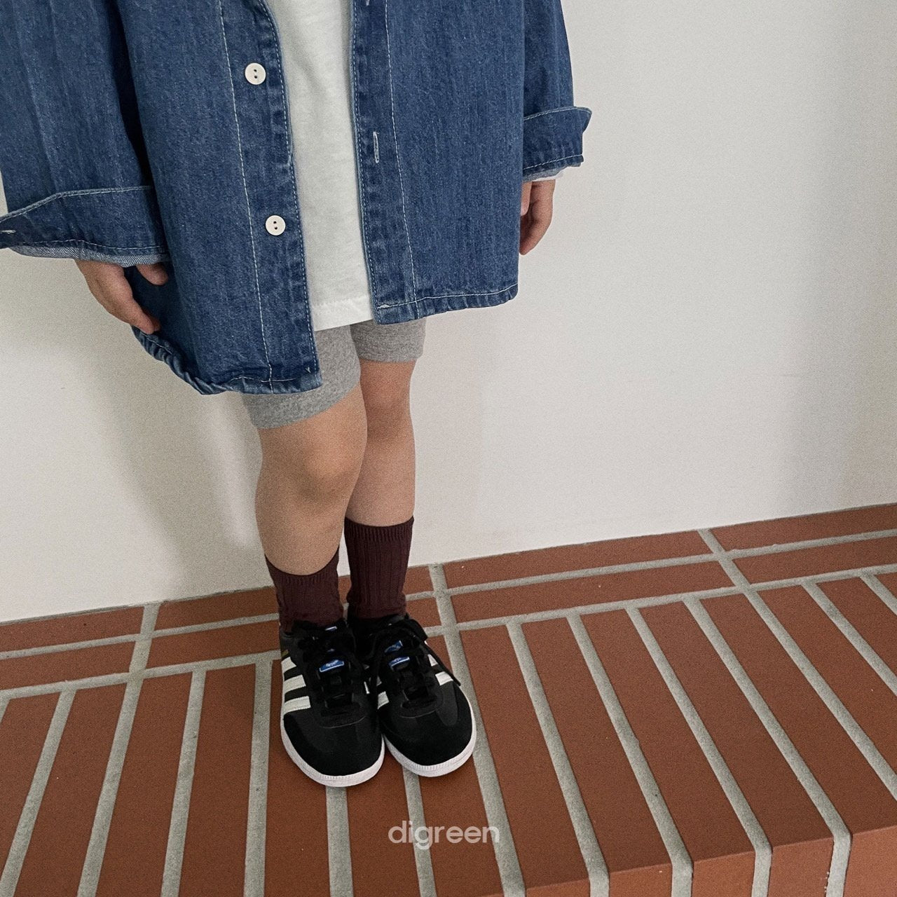 《black last XXL size 1点》Bong bong half Leggings