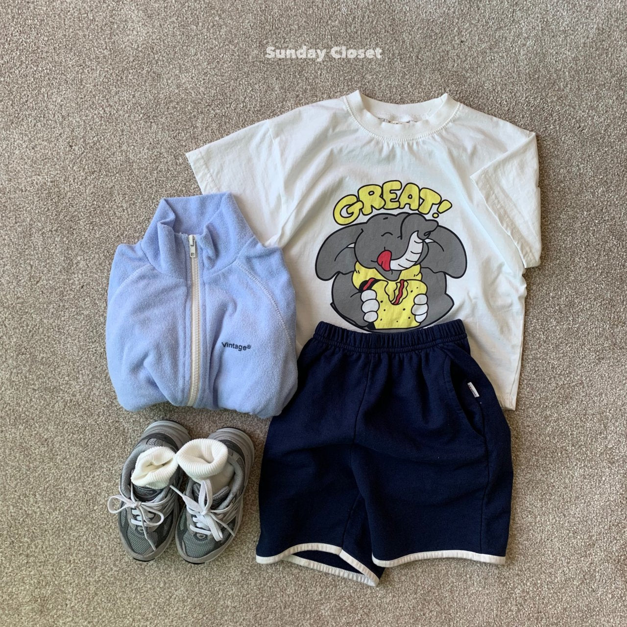 《XL size last 1》Vintage Terry Set