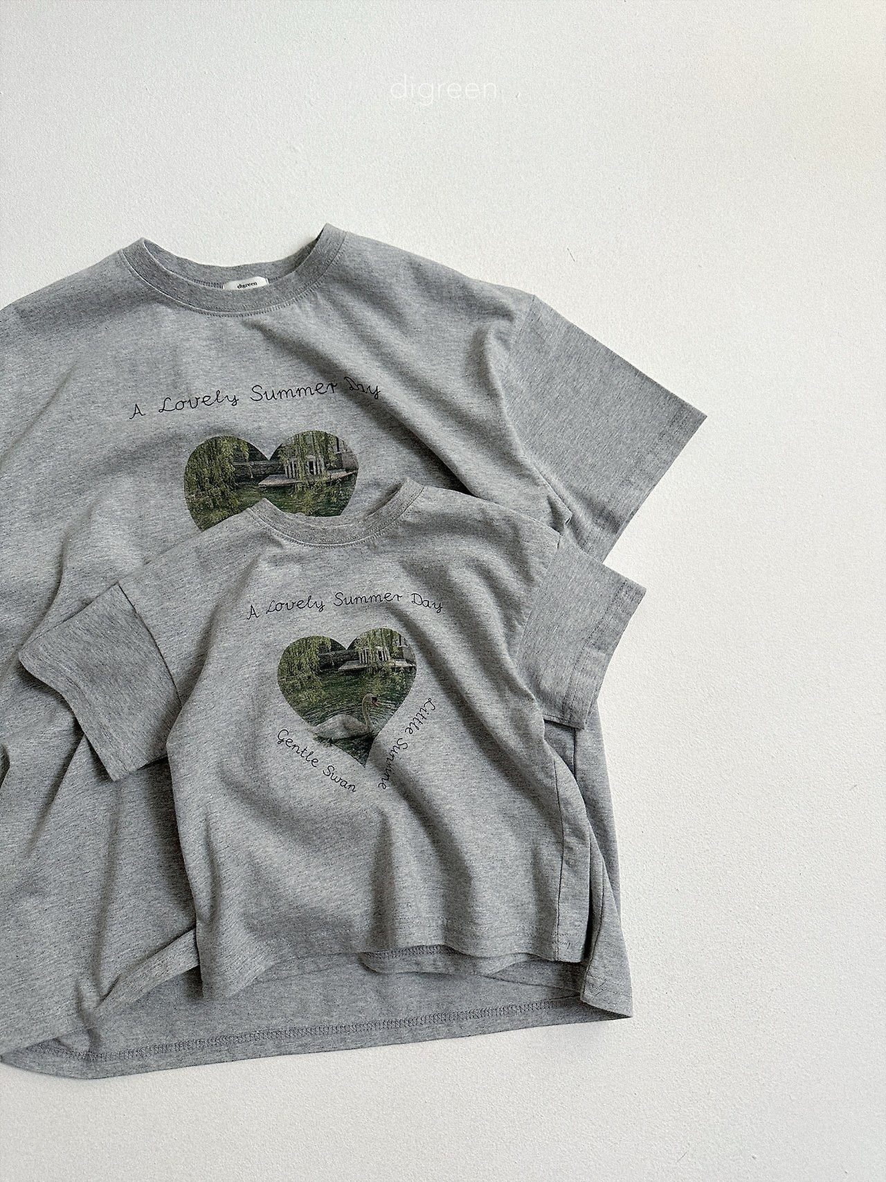 《予約》Pure Swan Tee / digreen (mom)