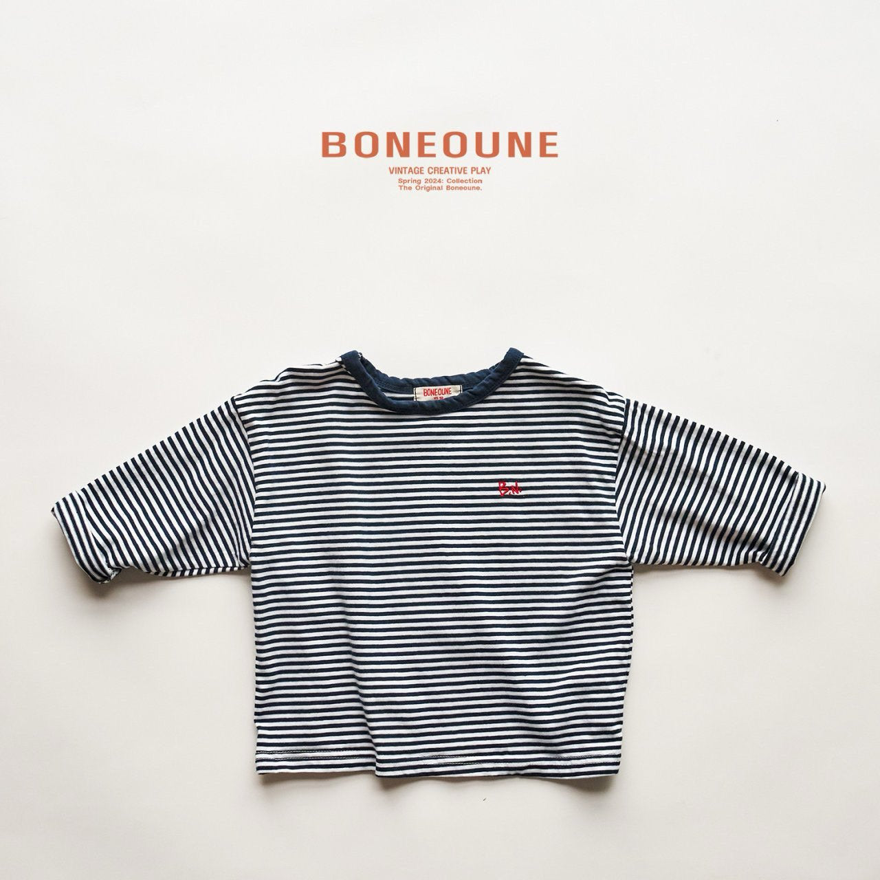《M size Last 1》Logo Border Tee