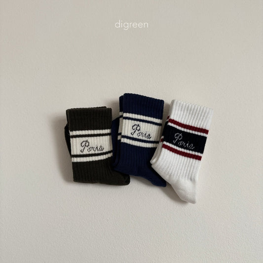 《S size last 1点》Paris Socks (set)