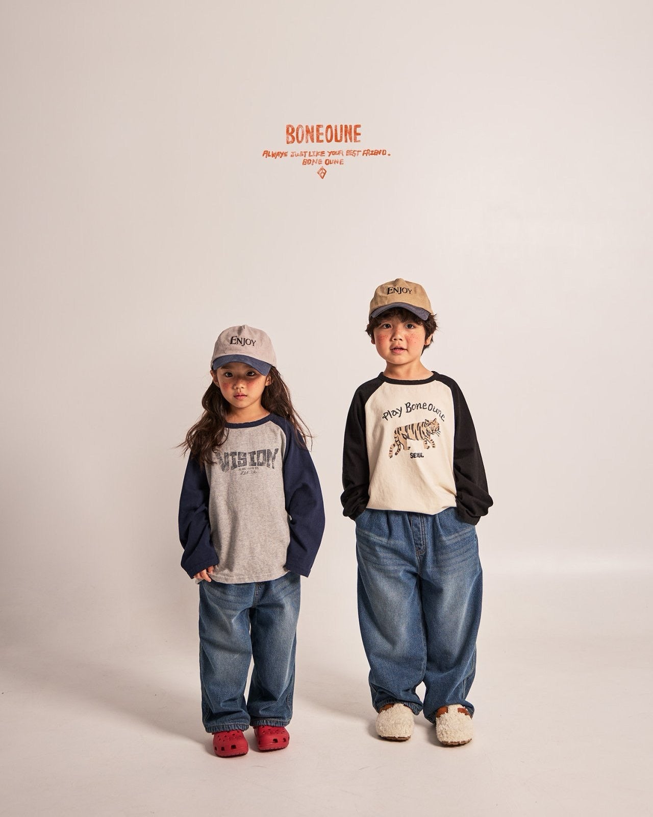《JS size last 1点》Tiger Raglan Tee