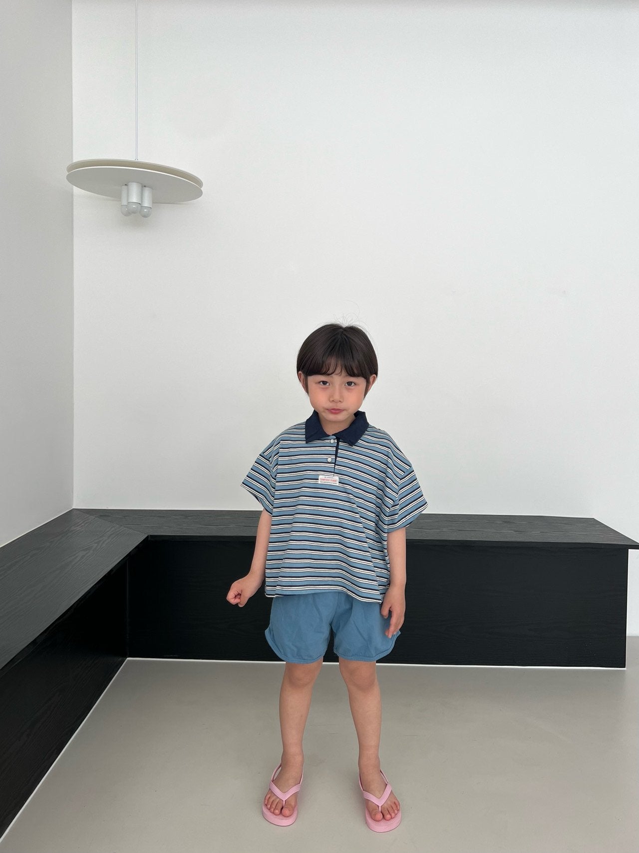 《 L size Last 1点》Bolt Collar Tee