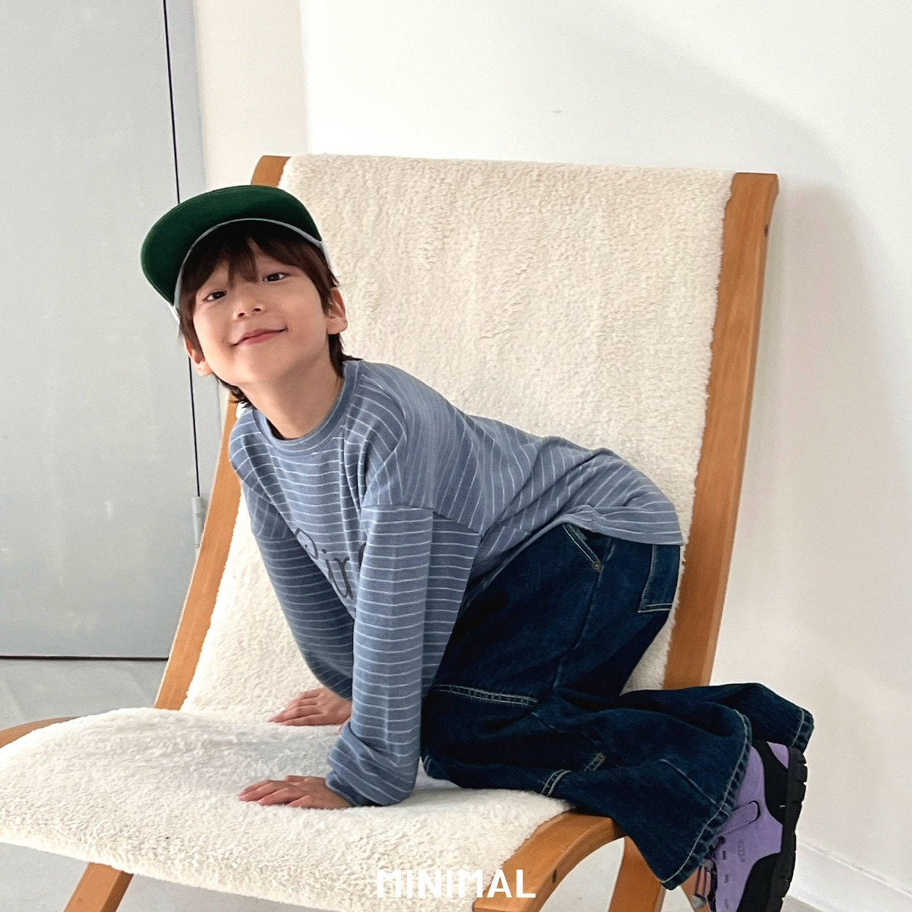 《即納》Circle Stripe Tee