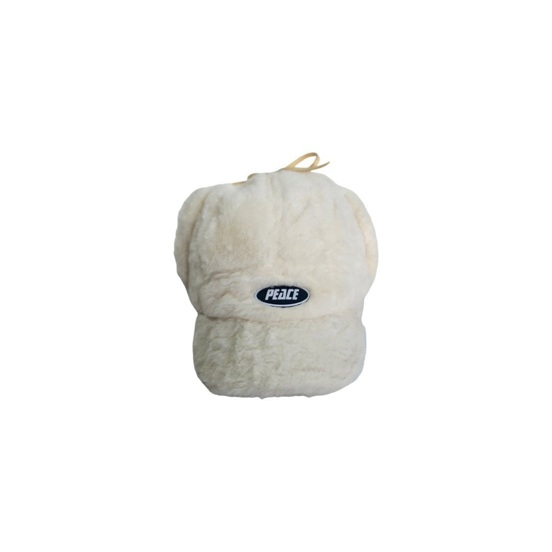 《white Last 1点》Fluffy Flight Cap