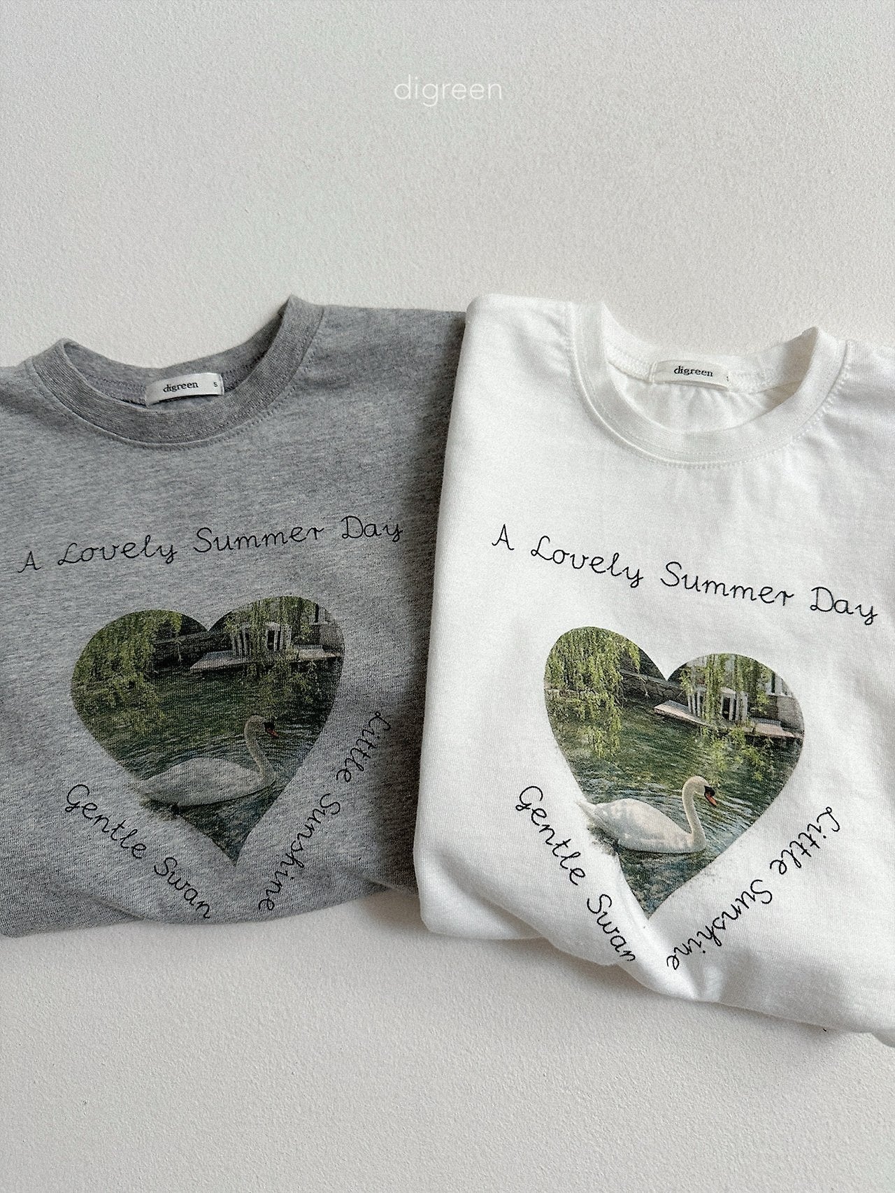 《予約》Pure Swan Tee (kids) / digreen