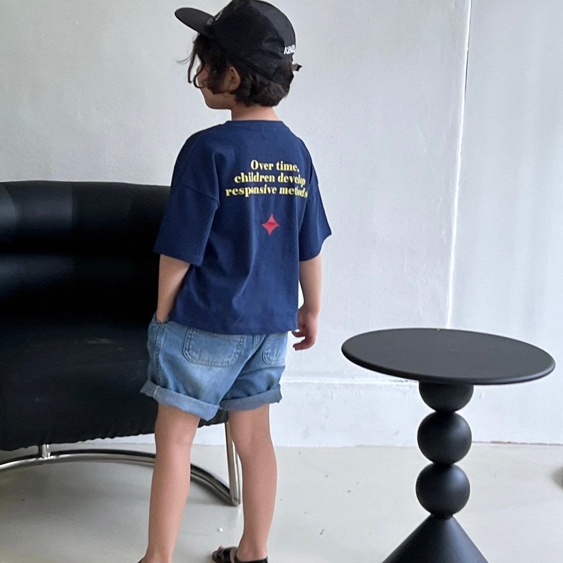 《XL size last 1点》Diamond Tee (navy)
