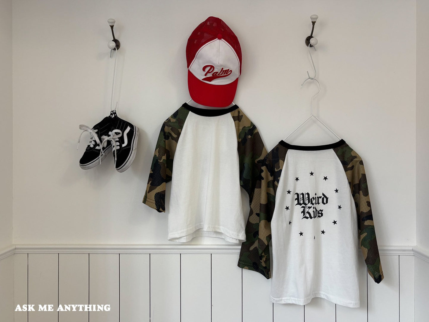 《予約》Camo Mesh T-Shirt / ASK ME ANYTHING