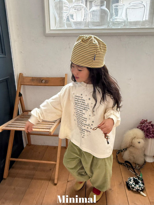 《予約》Star Lettering Tee / MINIMAL
