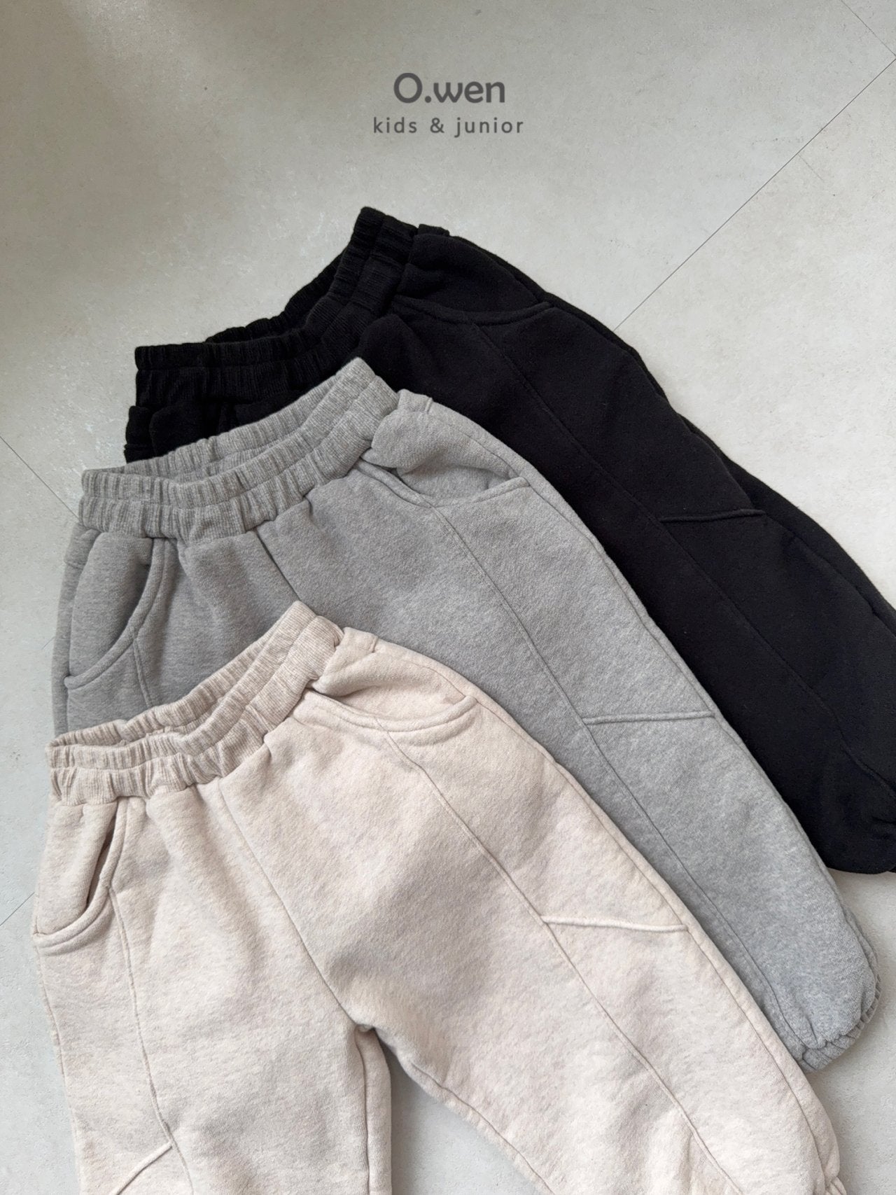 《予約》Fleece Cut Jogger Pants / O.wen