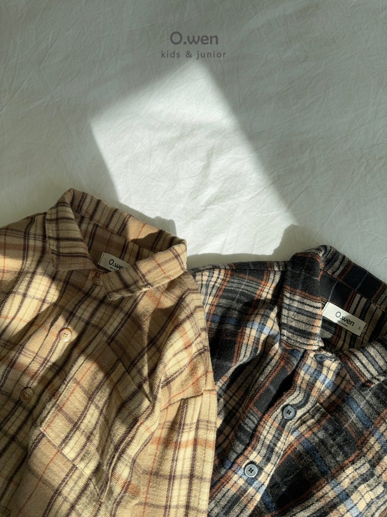 《予約》Rib Check Shirt / O.wen