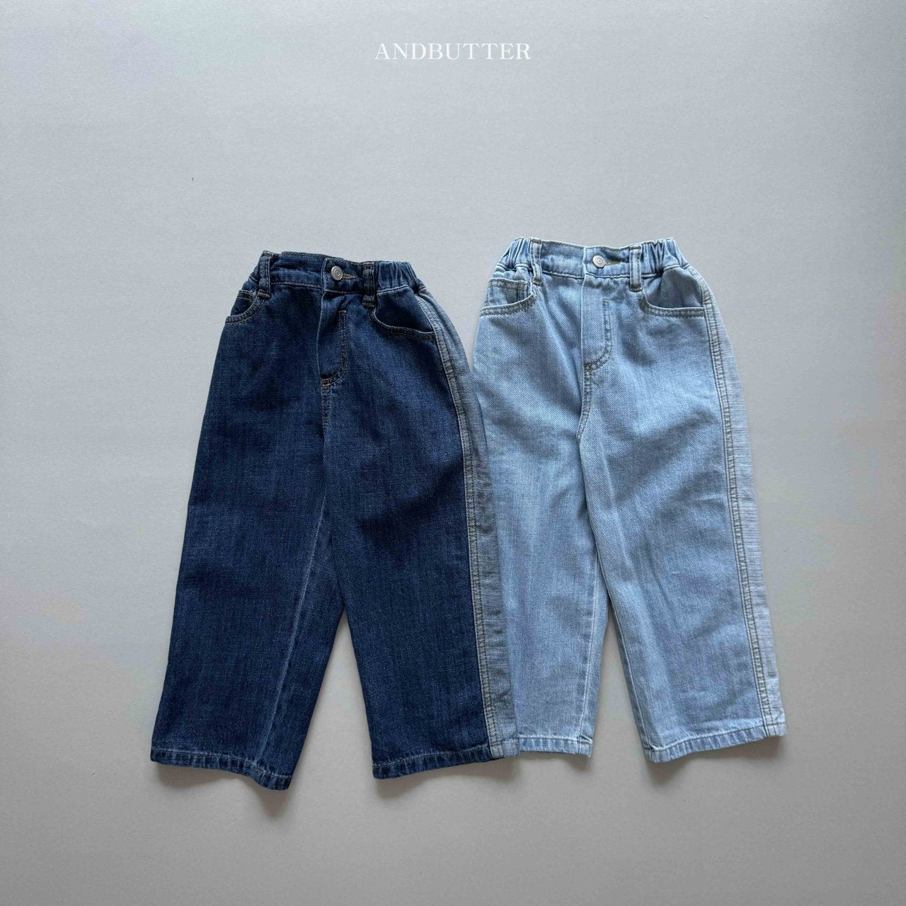 《即納》Line Mix Denim Pants