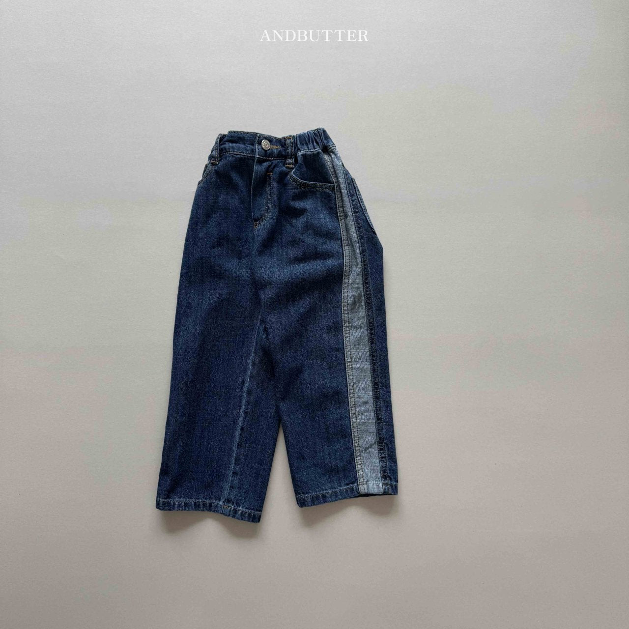 《即納》Line Mix Denim Pants