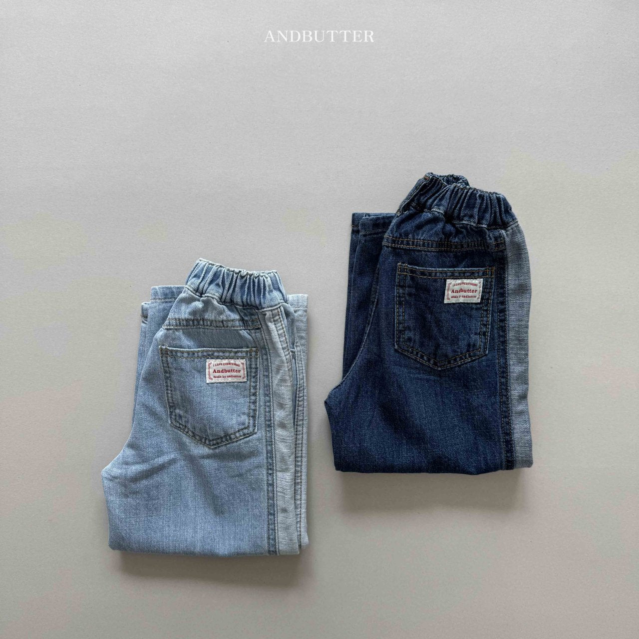 《即納》Line Mix Denim Pants