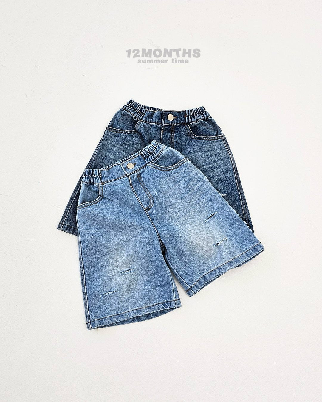 《予約》Damaged Denim Pants / 12months