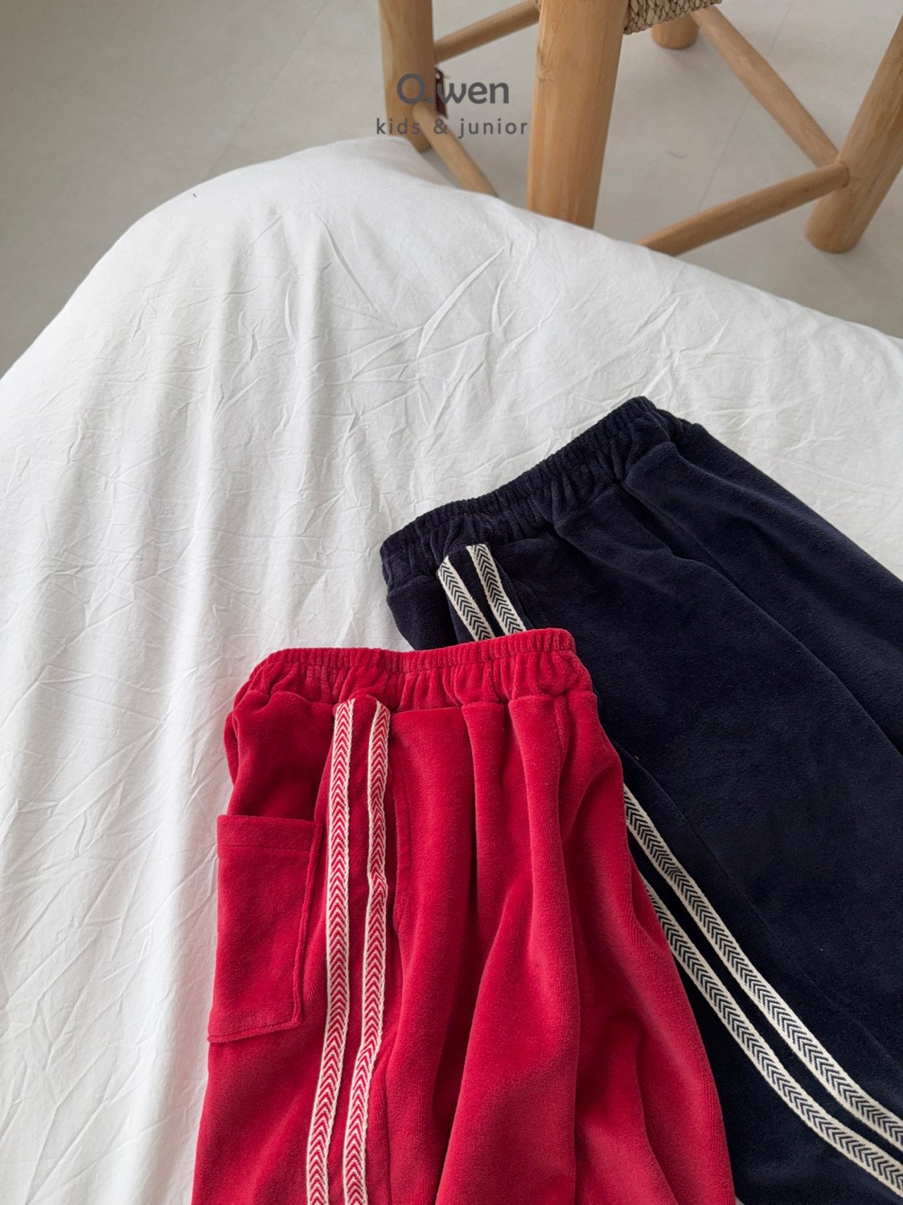 《予約》Velour Tape Pants / O.wen