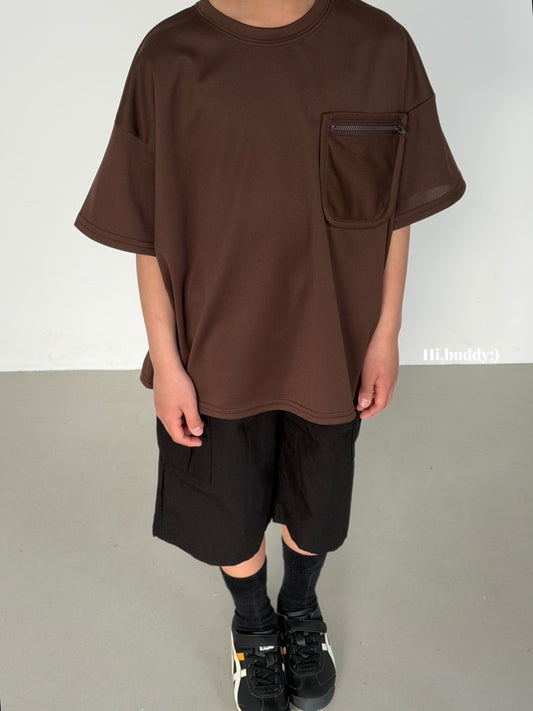 《予約》Pocket Zipper Tee / Hi,buddy
