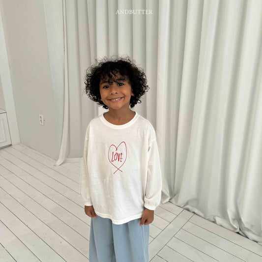 《予約》Drawing Love Tee / andbutter