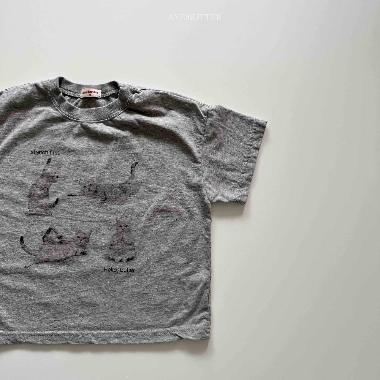 《予約》Hello Cat Tee / andbutter