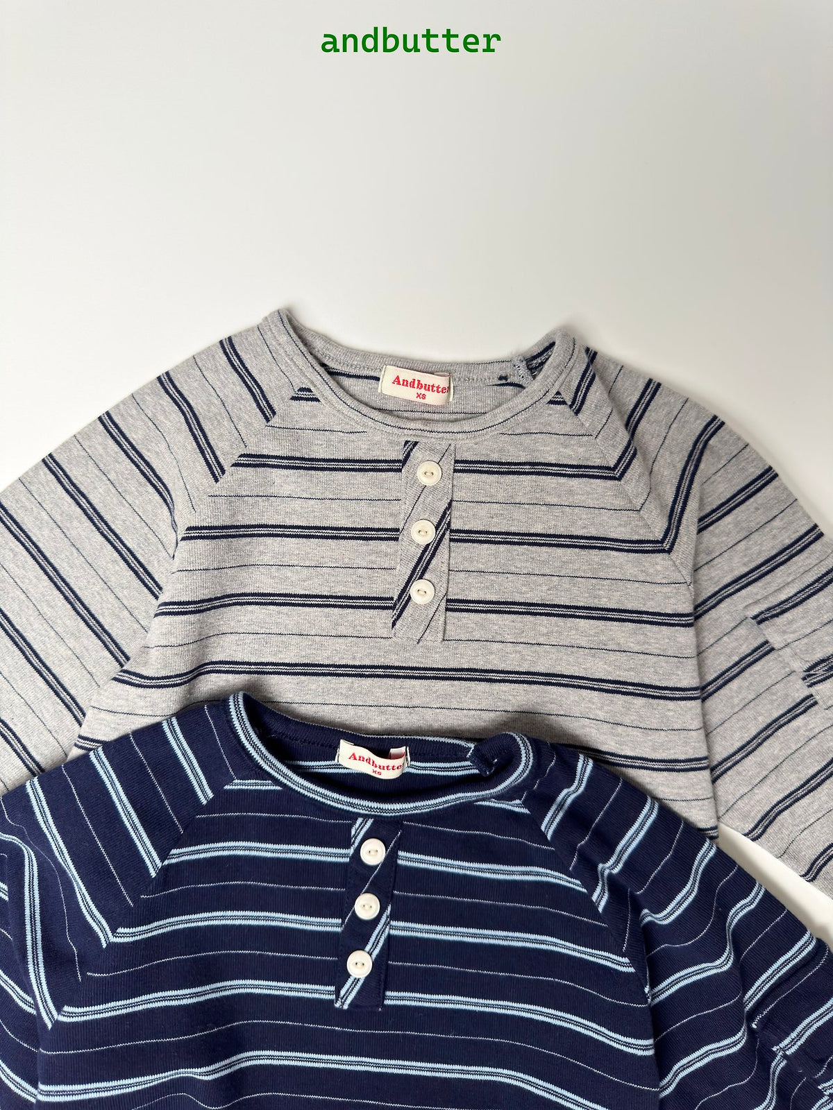 《予約》Flap Stripe Tee / ANDBUTTER
