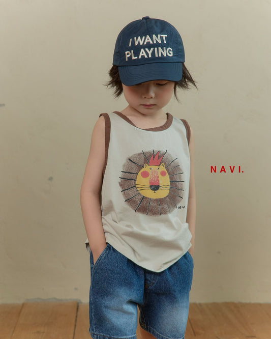 《予約》Half Denim Pants / Navi