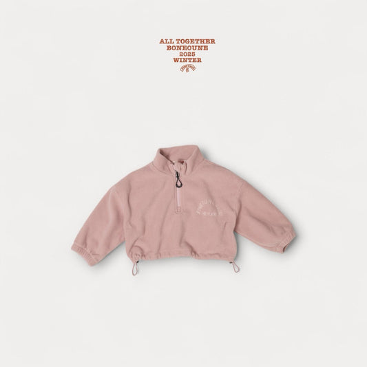 《予約》Rose Cropped Half Zip / Boneoune