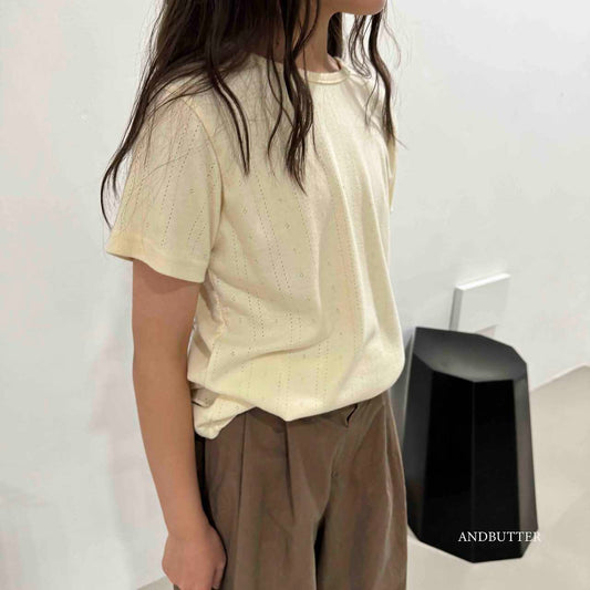 《予約》Back Point Tee / andbutter
