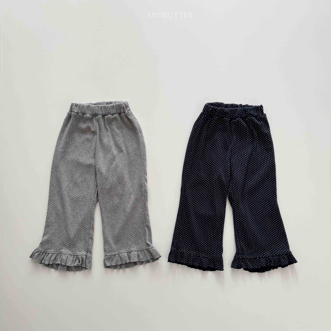 《予約》Dot Frill Pants / andbutter