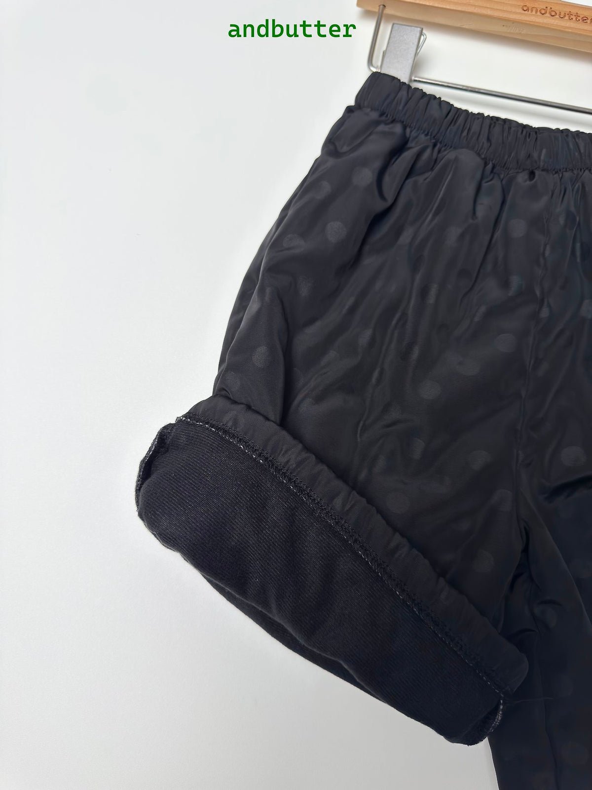 《予約》Dot Padded Pants / ANDBUTTER