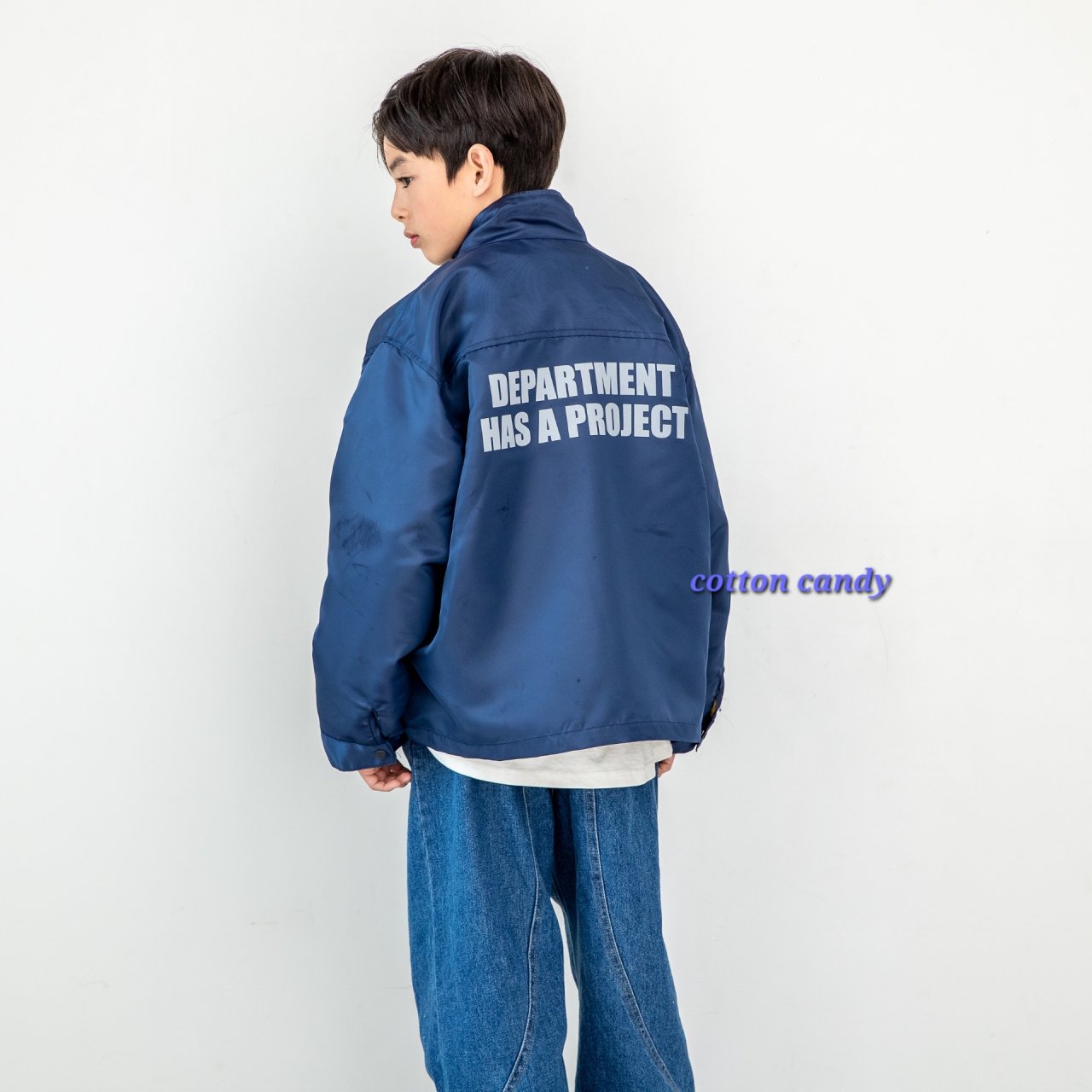 《予約》Curve Denim Pants / cotton candy