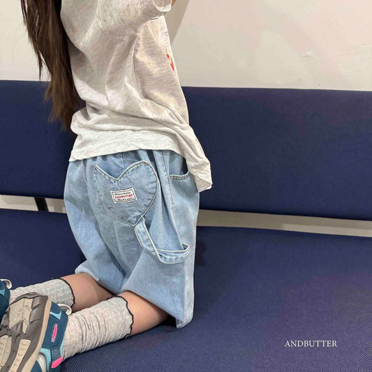 《予約》Heart Loop Pants / andbutter